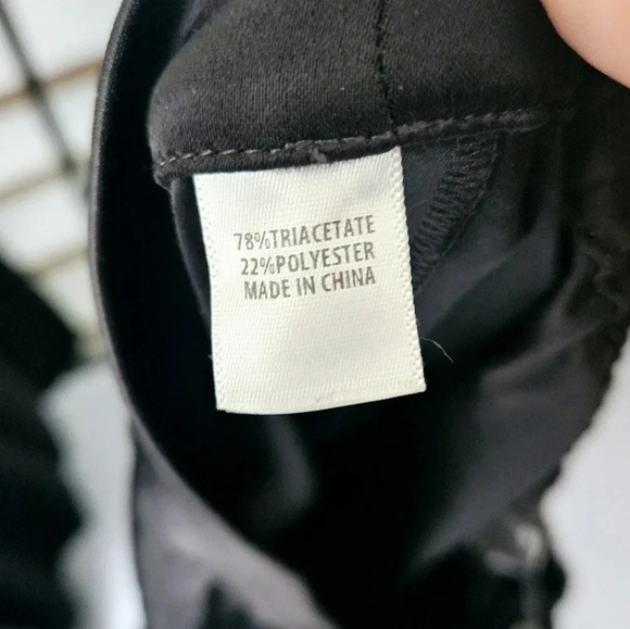 St. John Caviar Black Silky Wide-Leg Trouser Travelers Luxury Pants Size 12 - Picture 5 of 14